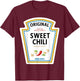 Sweet Chili Halloween 2024 Costume Family Matching Ketchup T-Shirt - T-Shirt | Maroon