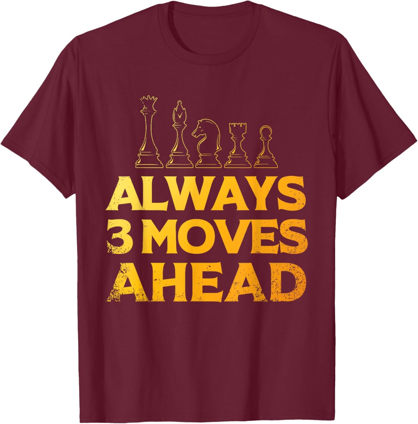Cool Chess Design Women Kids Board Game Chess Player T-Shirt - T-Shirt | Maroon