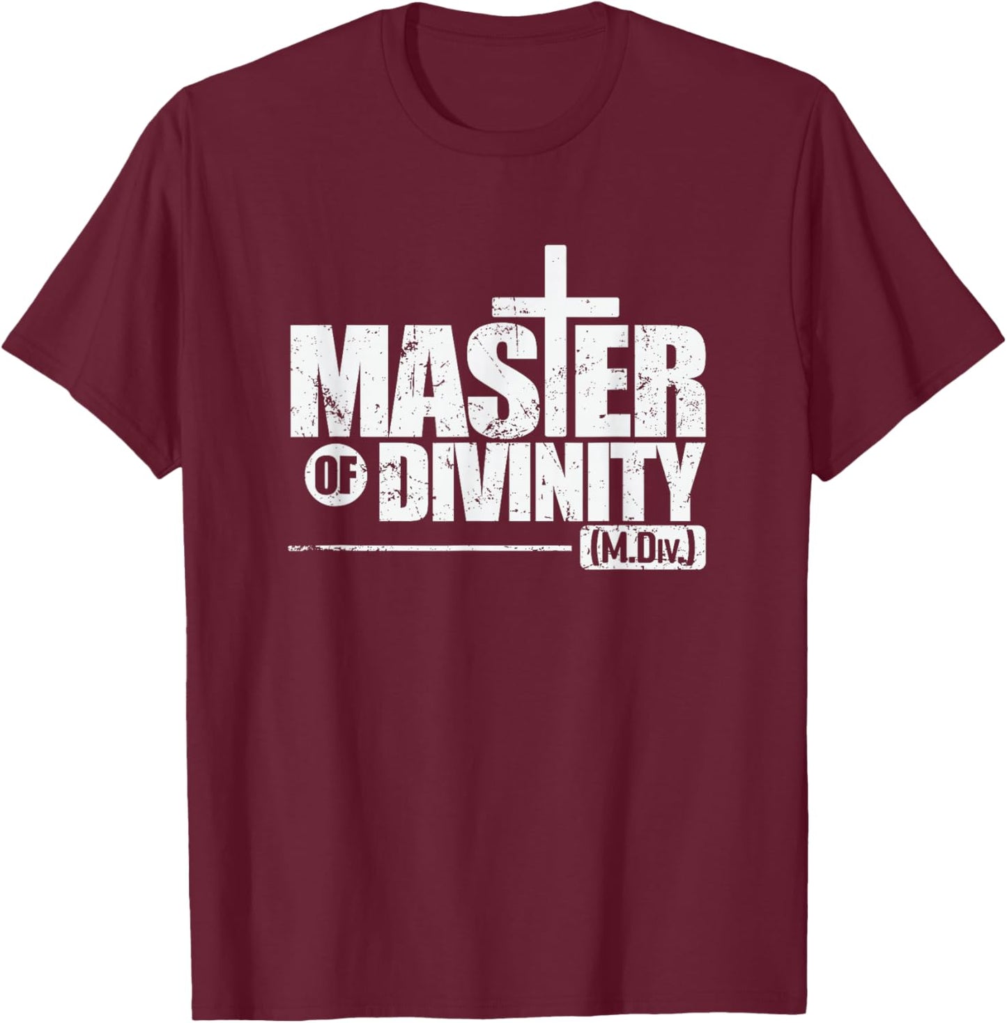 Master of Divinity Pastoral Care T-Shirt - T-Shirt | Maroon