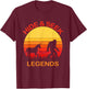 Bigfoot Unicorn Hide And Seek Legends Undefeated Champions T-Shirt - T-Shirt | Maroon