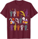 Trick or Treat ASL Hands American Sign Language Halloween T-Shirt - T-Shirt | Maroon