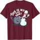 Funny This is My Spare Bowling Game Gift Women Kids T-Shirt - T-Shirt | Maroon