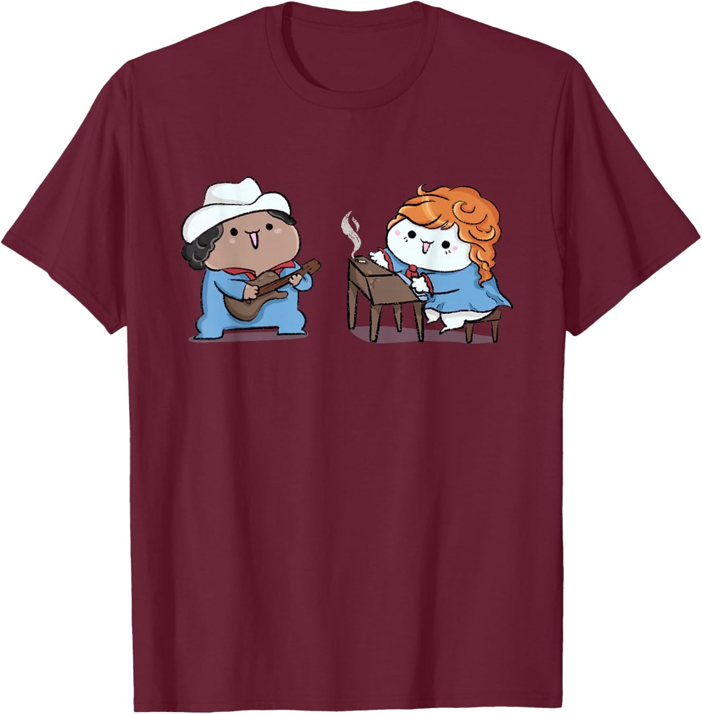 Die with a cat smile T-Shirt - T-Shirt | Maroon