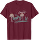 Disney Frozen 2 Believe In The Journey Group Silhouettes T-Shirt - T-Shirt | Maroon