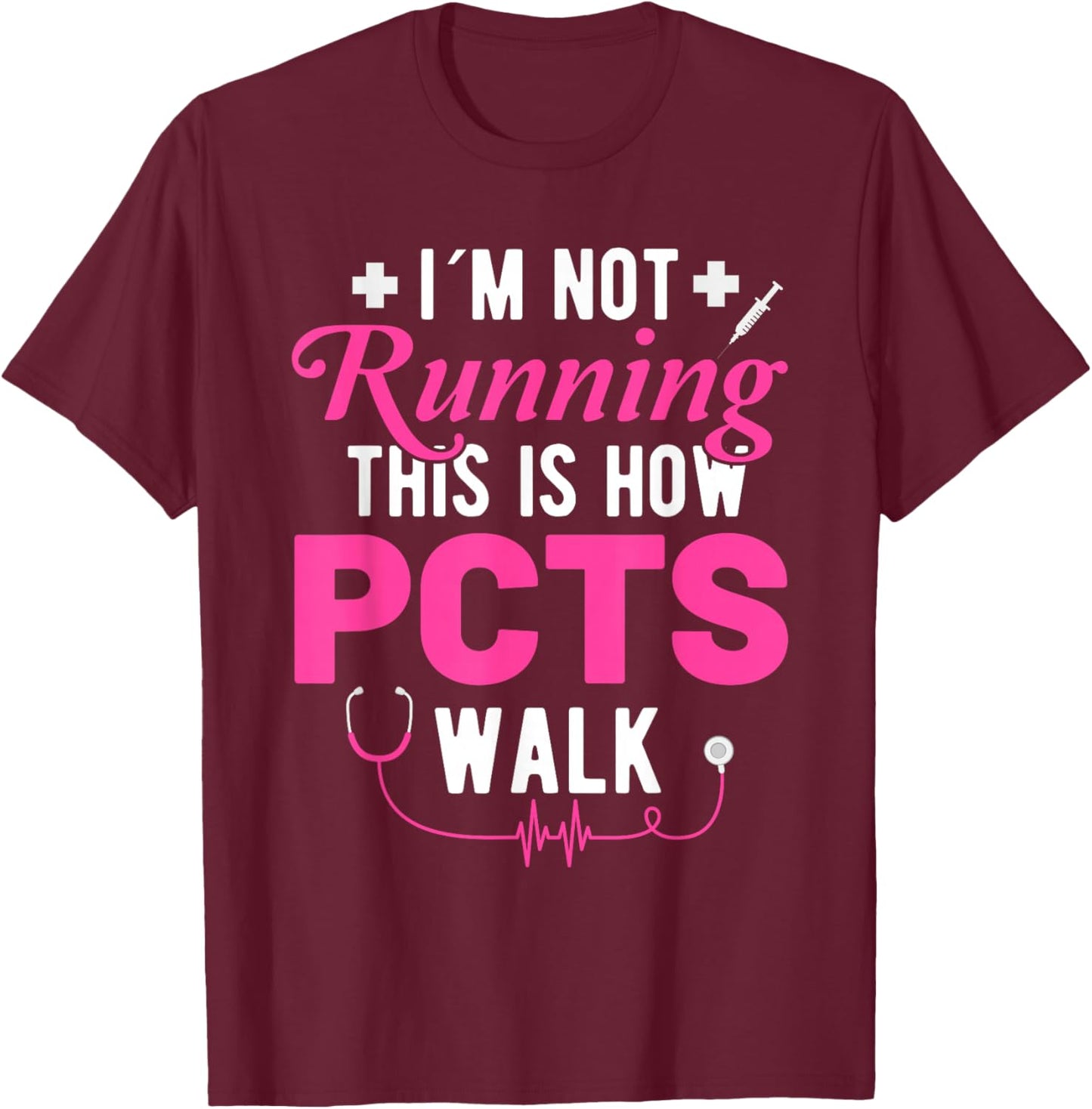 Patient Care Technician Supplies Appreciation Care Tech PCT T-Shirt - T-Shirt | Maroon