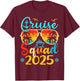 Cruise Squad 2025 Summer Vacation Matching Family Cruise T-Shirt - T-Shirt | Maroon