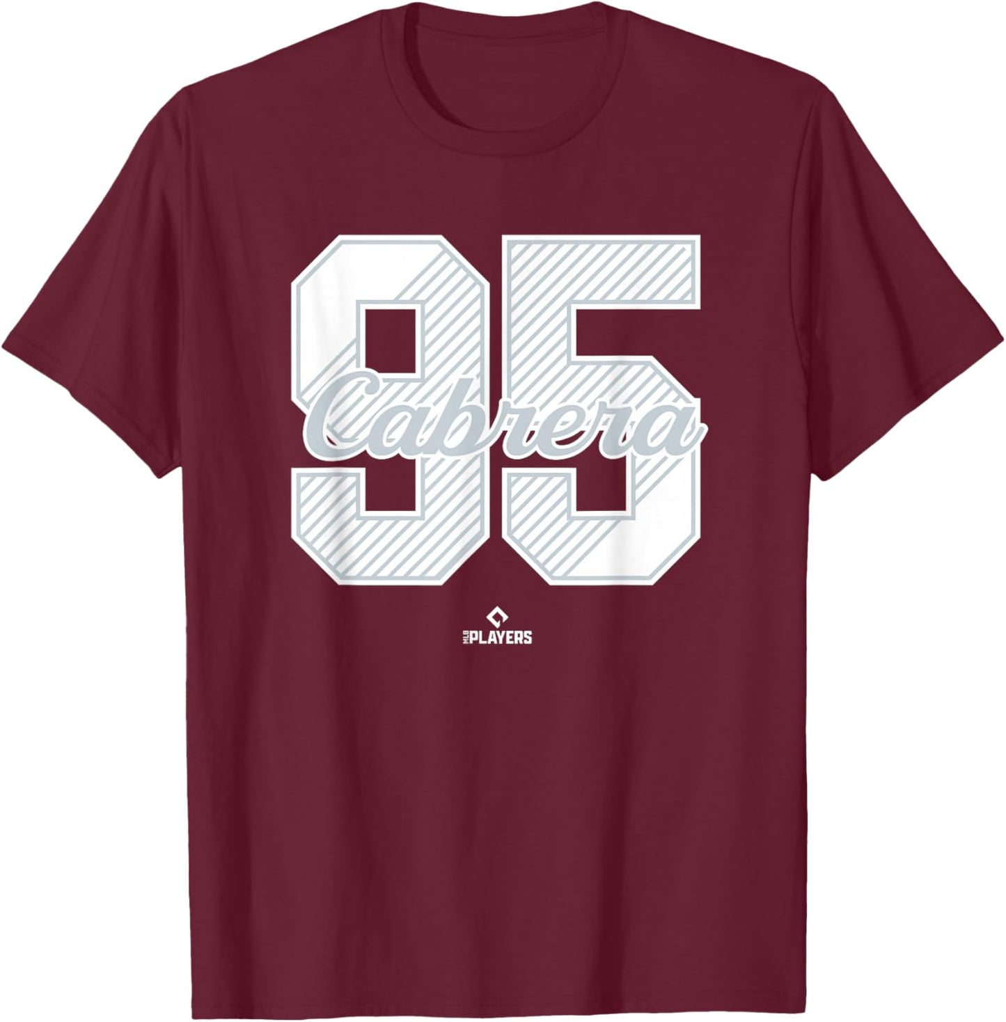 Oswaldo Cabrera 95 New York MLBPA T-Shirt - T-Shirt | Maroon