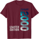 January 2000 Year 2000 Retro 2000 Vintage Limited Edition T-Shirt - T-Shirt | Maroon