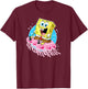 SpongeBob SquarePants - Jellyfish Ride T-Shirt - T-Shirt | Maroon
