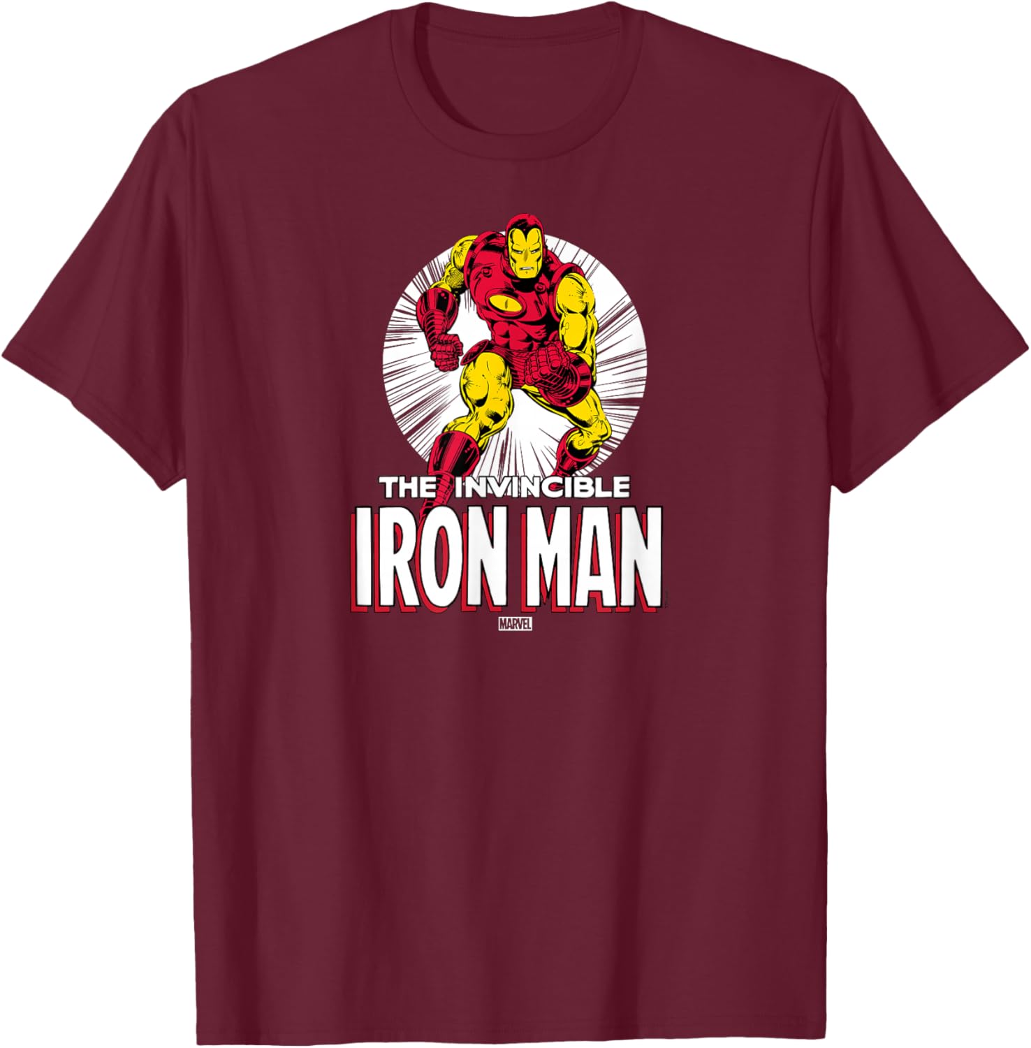 Iron Man - Iron Man T-Shirt - T-Shirt | Maroon