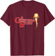 A Christmas Story Type With Leg Lamp T-Shirt - T-Shirt | Maroon