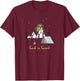 God is good tent camping under the stars graphic design gift T-Shirt - T-Shirt | Maroon