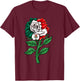 Mexico Gift Rose Tijuana Mexican Hispanic Pride Poncho T-Shirt - T-Shirt | Maroon