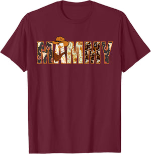 Mammy Western Rodeo Family Matching Birthday T-Shirt - T-Shirt | Maroon
