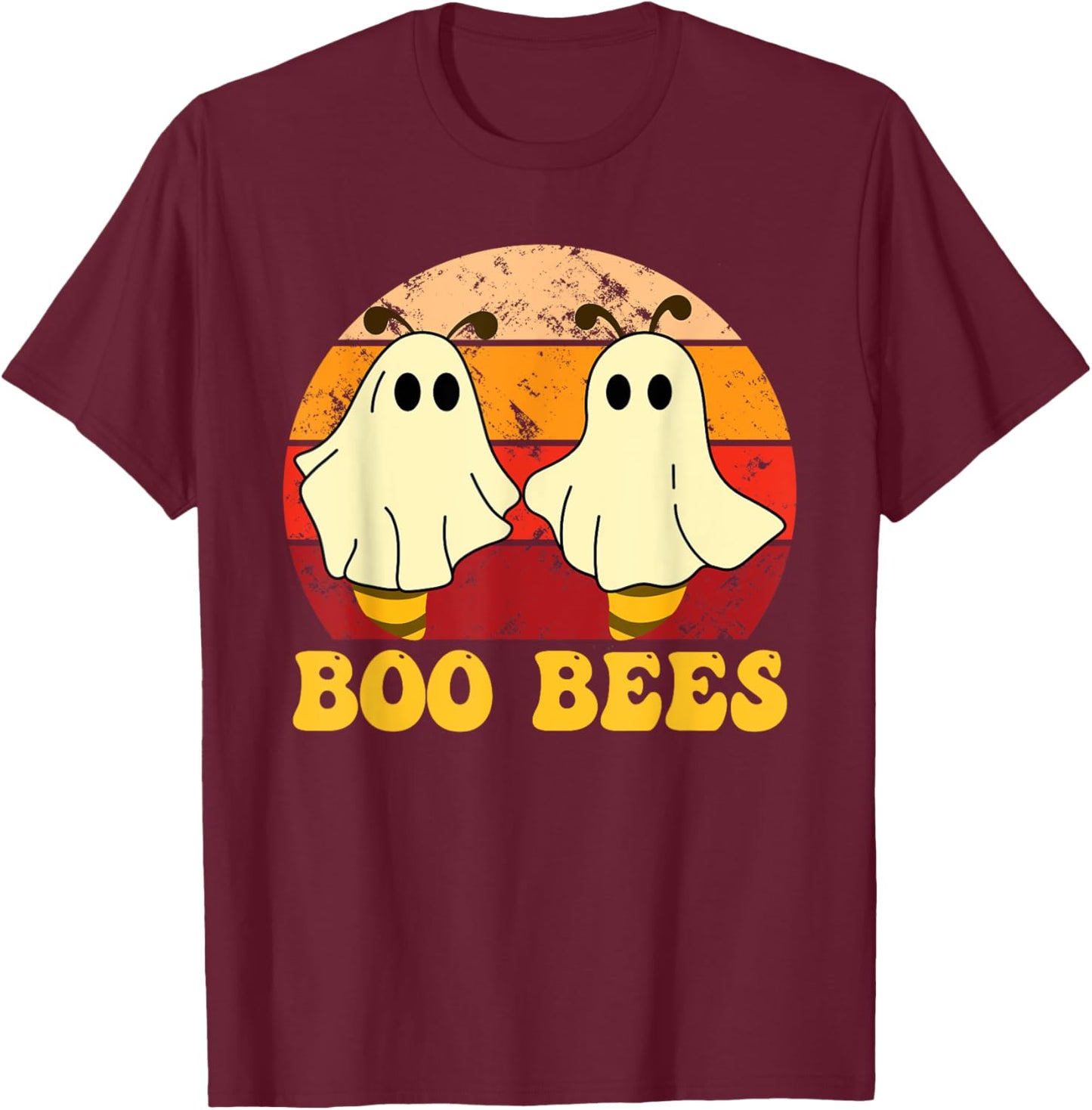 Boo Bees T-Shirt - T-Shirt | Maroon