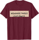 Funny DIY Shirt Cut Once Measure Twice Handyman Gifts T-Shirt - T-Shirt | Maroon