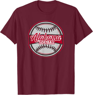 Alabama Softball T-Shirt - T-Shirt | Maroon