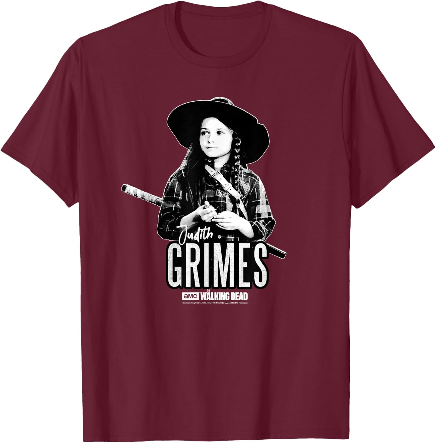 The Walking Dead Judith Grimes T-Shirt - T-Shirt | Maroon