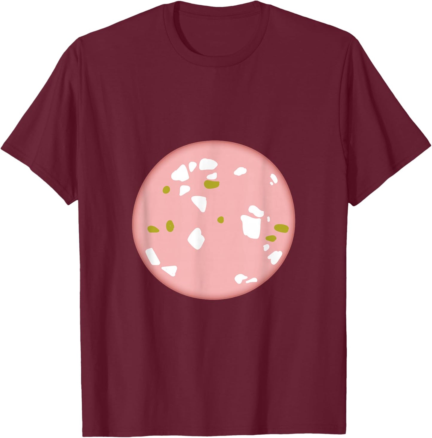 Mortadella - Italian Meat T-Shirt - T-Shirt | Maroon
