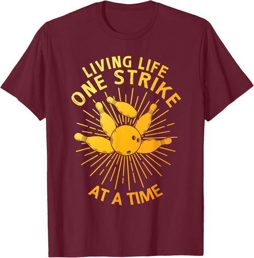 Cool Bowling Art Women Kids Strike Team Gag Bowler