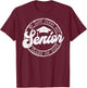 My Last First Day Senior 27 Class Of 2027 Back To School T-Shirt - T-Shirt | Maroon