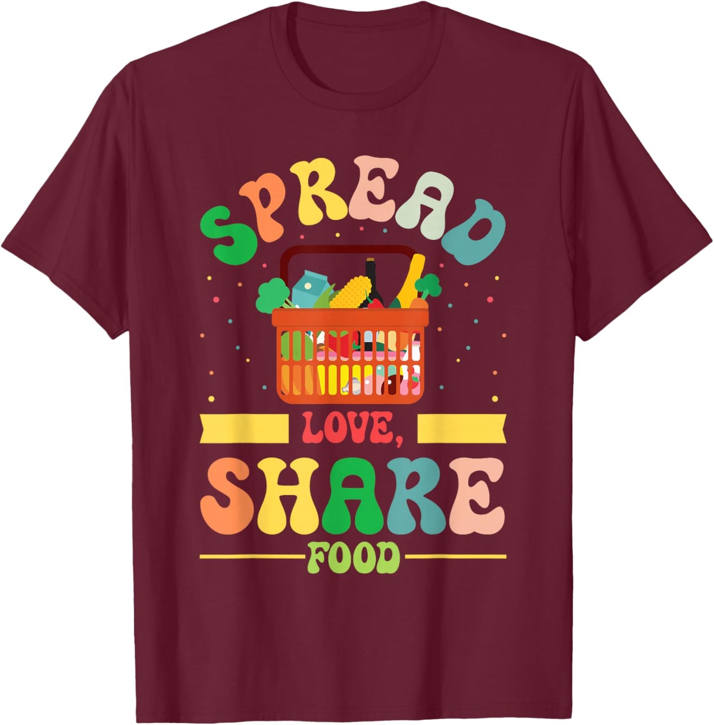 Food Bank T-Shirt - T-Shirt | Maroon
