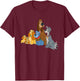 Disney Lady and The Tramp Dogs T-Shirt - T-Shirt | Maroon