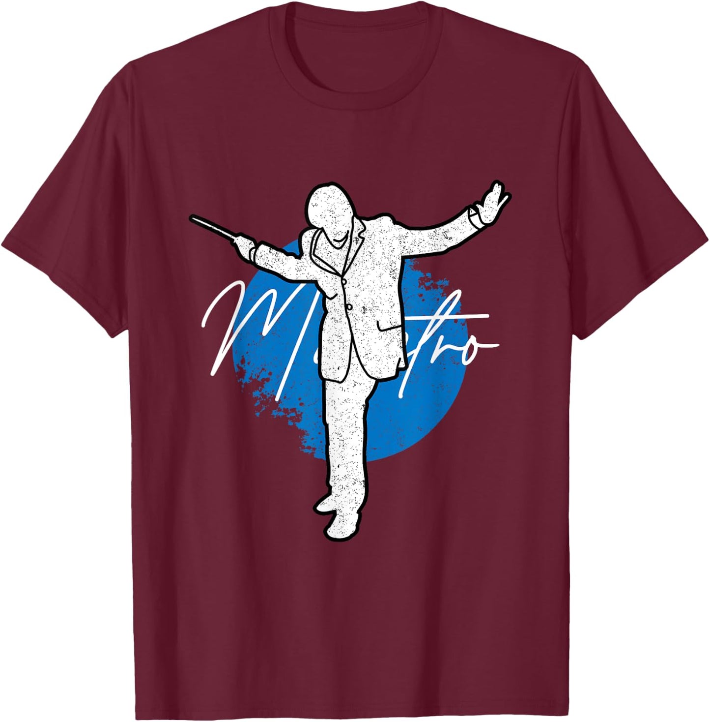 Maestro Conducting Conductor Composer Musician Music Gift T-Shirt - T-Shirt | Maroon