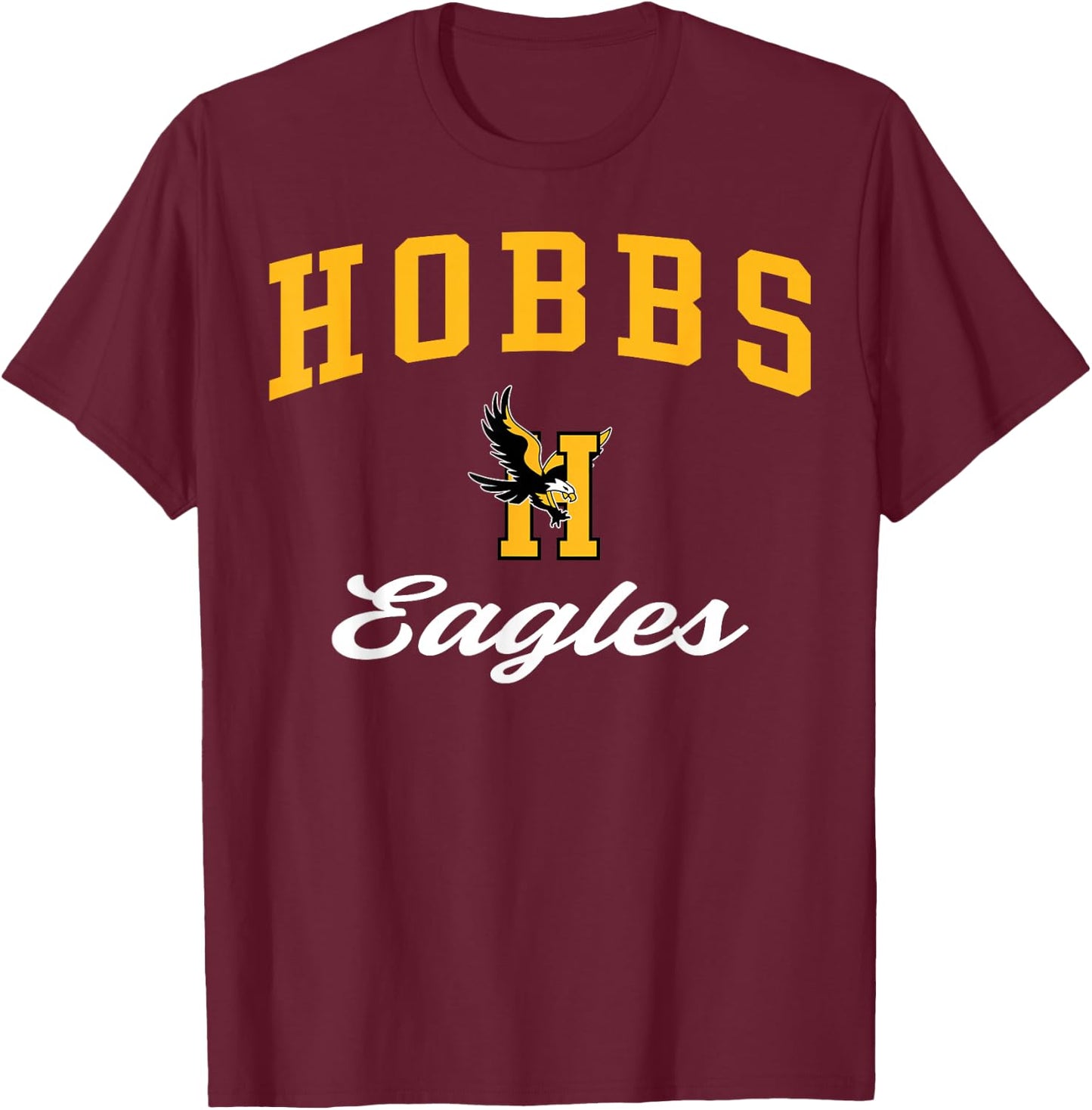 Hobbs High School Eagles C3 T-Shirt - T-Shirt | Maroon