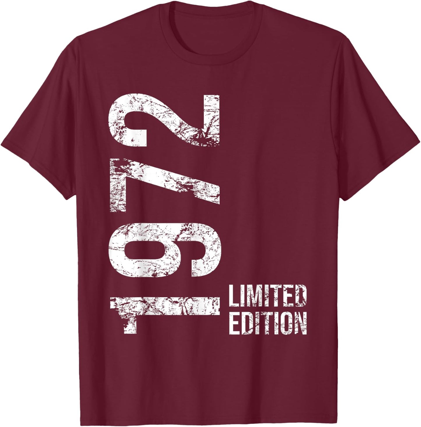 53rd Birthday 53 Years Old Man Woman Vintage 1972 T-Shirt - T-Shirt | Maroon