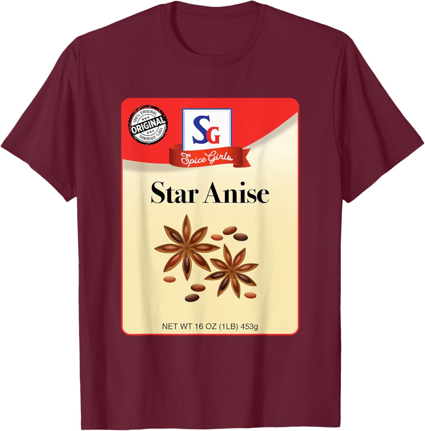 Spice Halloween Costume - Star Anise - Group, Girls, Women T-Shirt - T-Shirt | Maroon