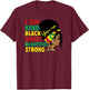 Black Glam-Ma Grandmother African American Glam-Ma Grandma T-Shirt - T-Shirt | Maroon