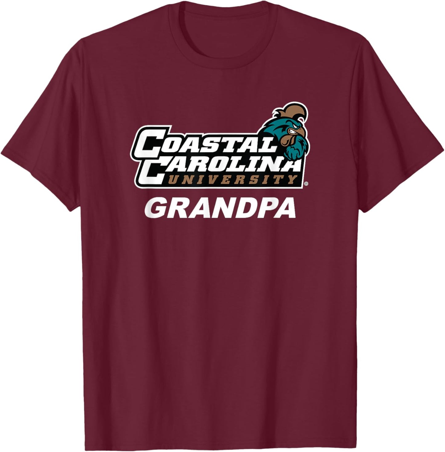Coastal Carolina University CCU Grandpa T-Shirt - T-Shirt | Maroon