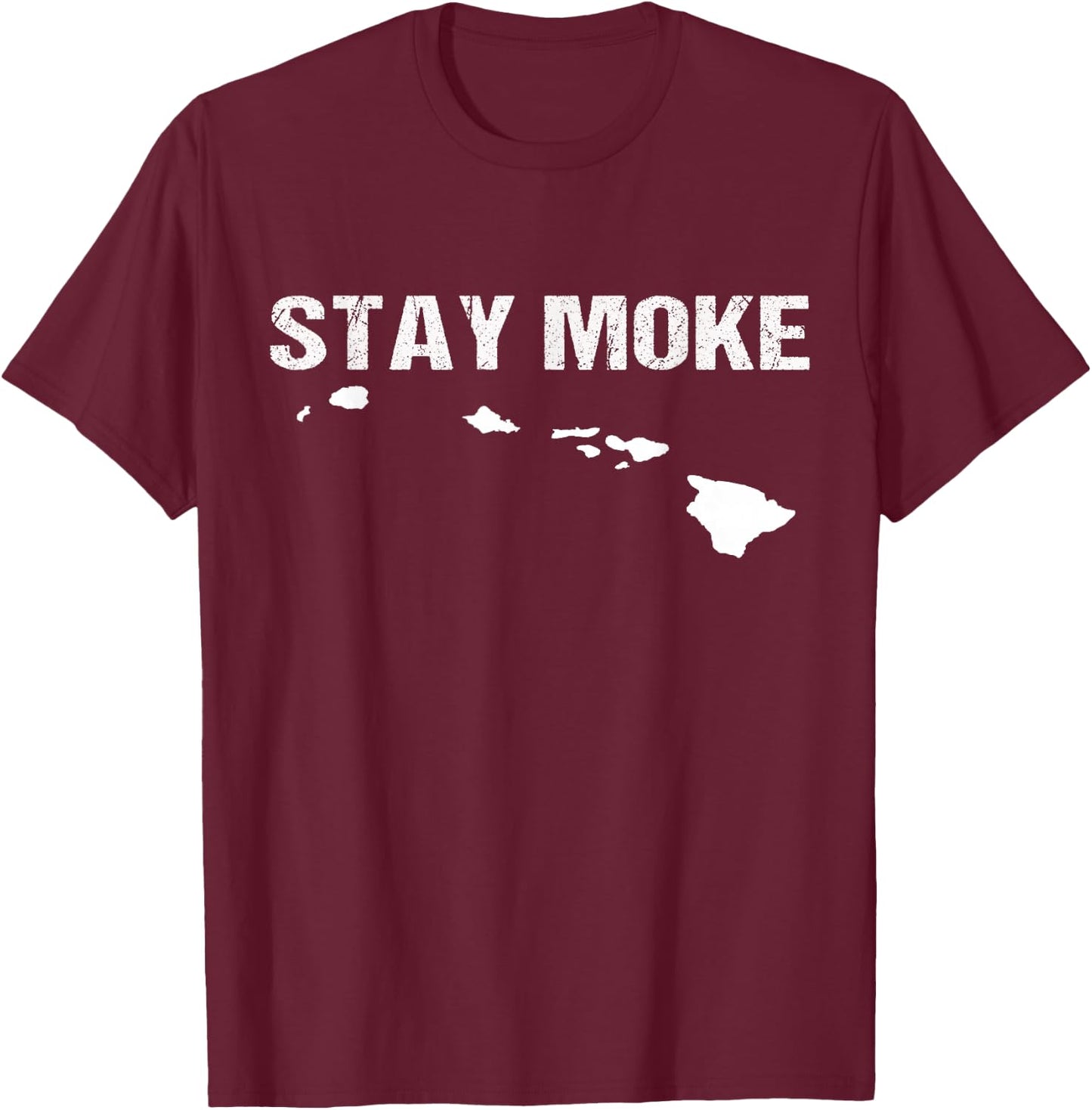 Moke Hawaiian Islands T-Shirt - T-Shirt | Maroon