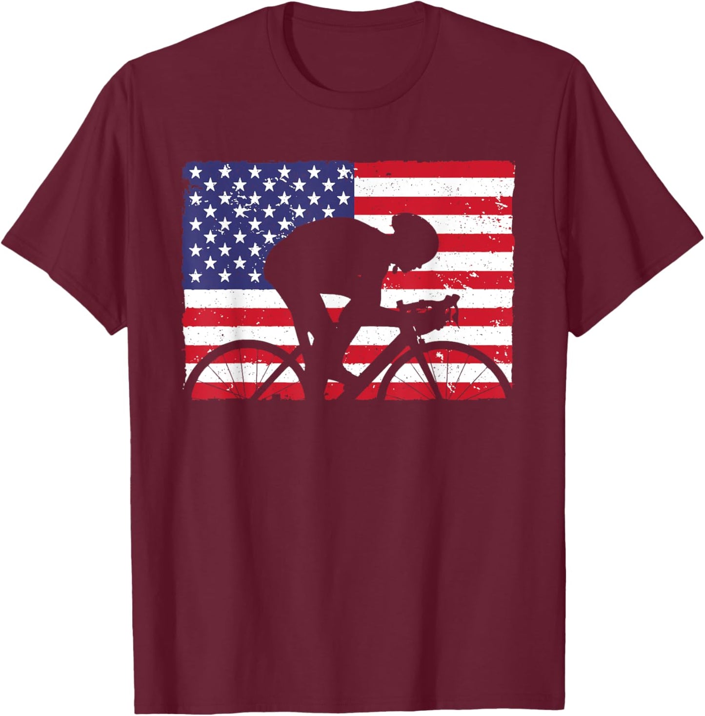 Cool Cycling Art Women Cycle Bicycle Racing Novelty T-Shirt - T-Shirt | Maroon