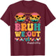 Bruh We Out Summer Break Teachers Last Day of School Vintage T-Shirt - T-Shirt | Maroon