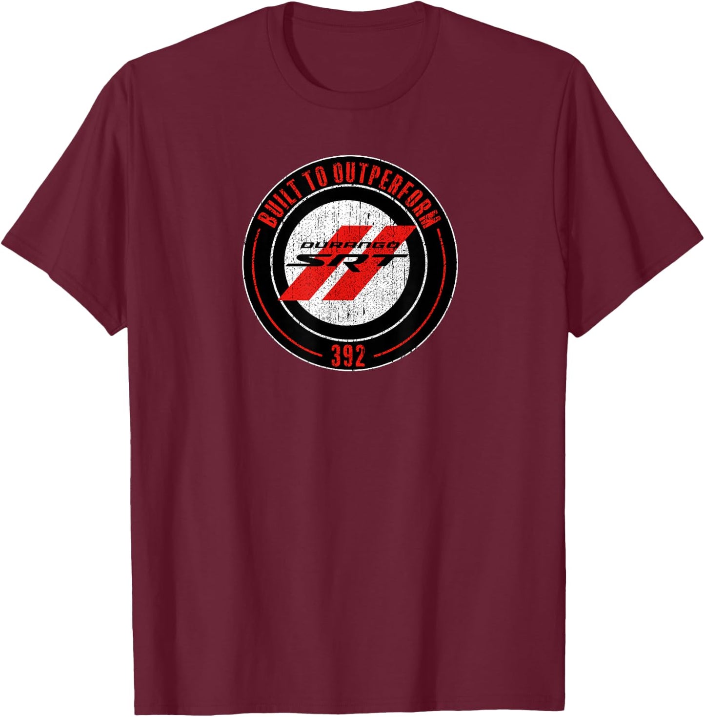 Dodge Durango Outperform T-Shirt - T-Shirt | Maroon