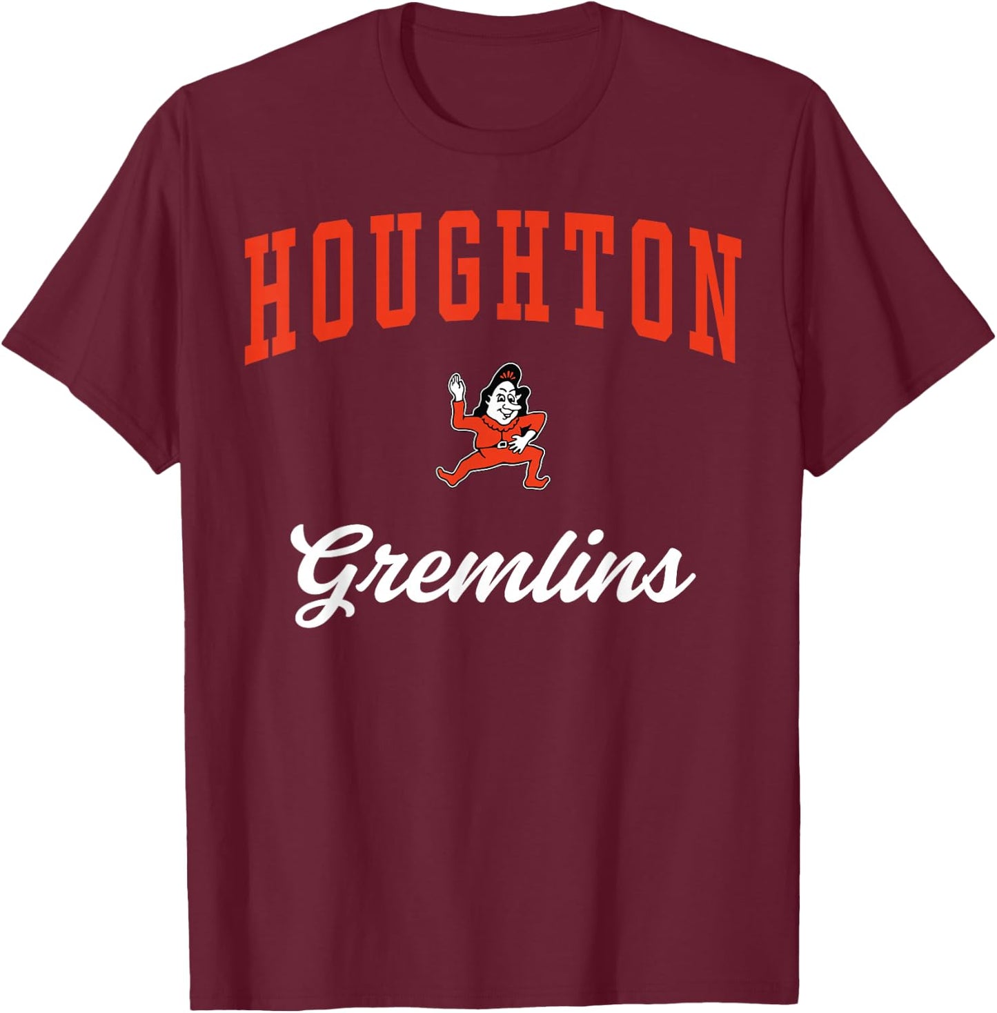 Houghton High School Gremlins T-Shirt - T-Shirt | Maroon
