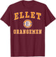 Ellet High School Orangemen C1 T-Shirt - T-Shirt | Maroon