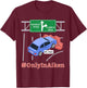 Aiken, SC, Brick Wall Meme T-Shirt - T-Shirt | Maroon