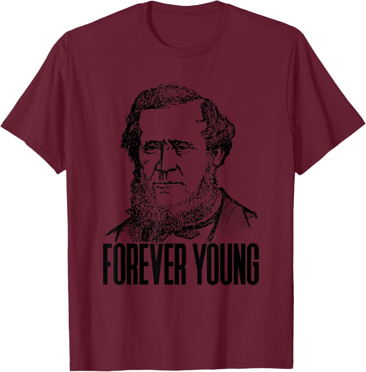Funny LDS Brigham Young Mormon T-Shirt - T-Shirt | Maroon