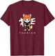 Chibi Therian Fox T-Shirt - T-Shirt | Maroon