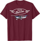 C172 SkyHawk iconic vintage style airplane T-Shirt - T-Shirt | Maroon