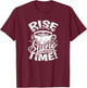 Rise and shine, it's breakfast time! - Breakfast T-Shirt - T-Shirt | Maroon