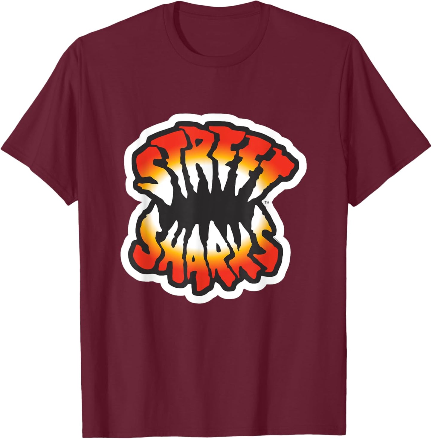 Street Sharks - Logo T-Shirt - T-Shirt | Maroon