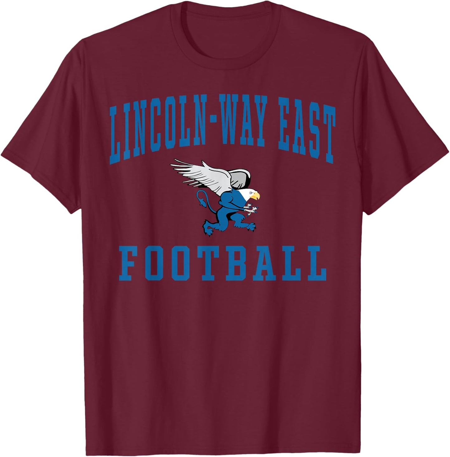 Lincoln-Way East High School Griffins C3 T-Shirt - T-Shirt | Maroon
