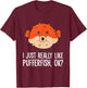 I Just Really Like Pufferfish, Ok? Cute Puffer Fish T-Shirt - T-Shirt | Maroon