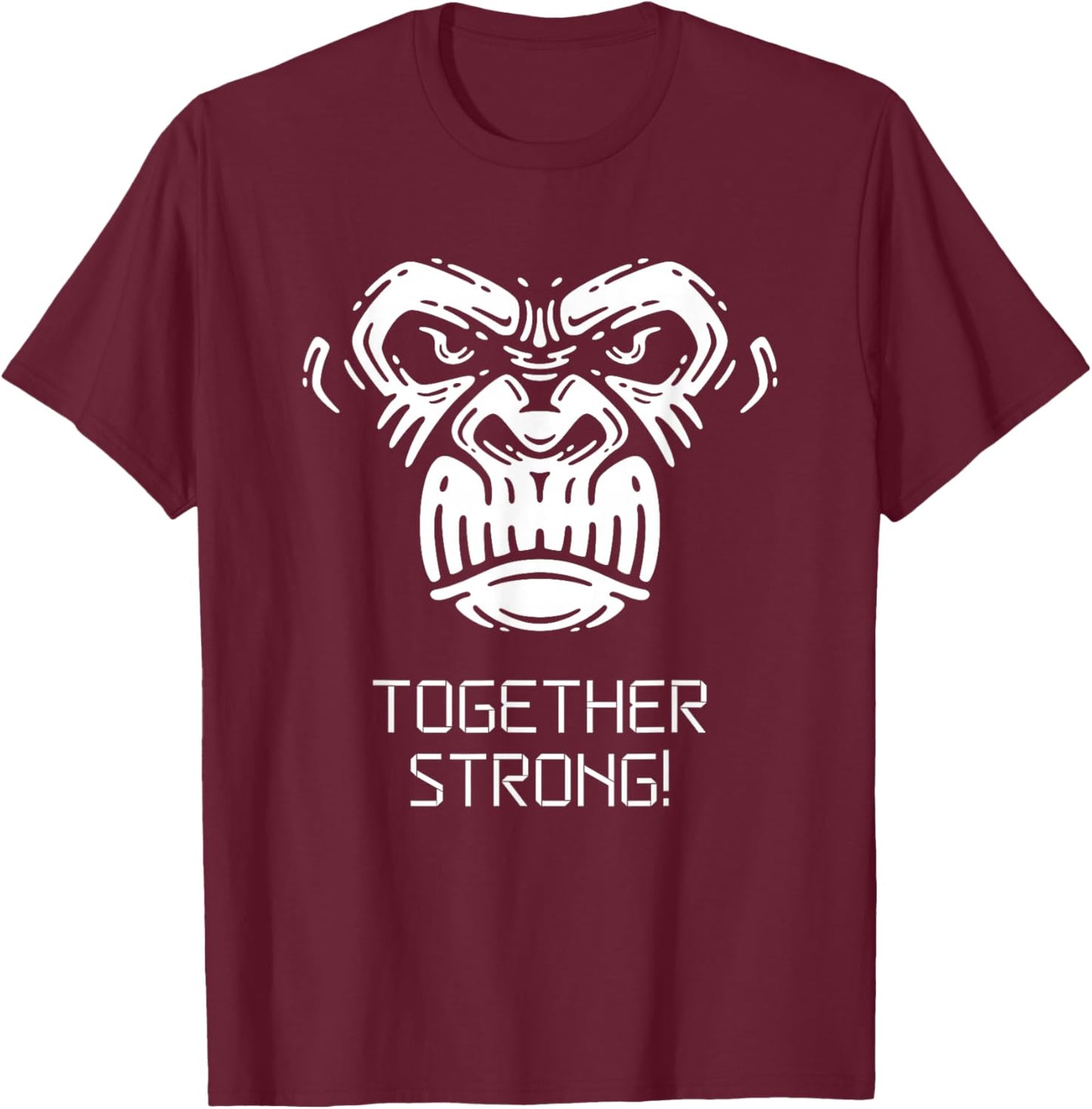 Ape Together Strong T-Shirt - T-Shirt | Maroon