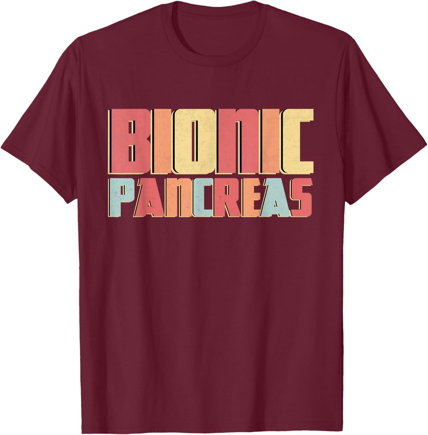 Bionic Pancreas Transplant Surgery Injury Thera T-Shirt - T-Shirt | Maroon
