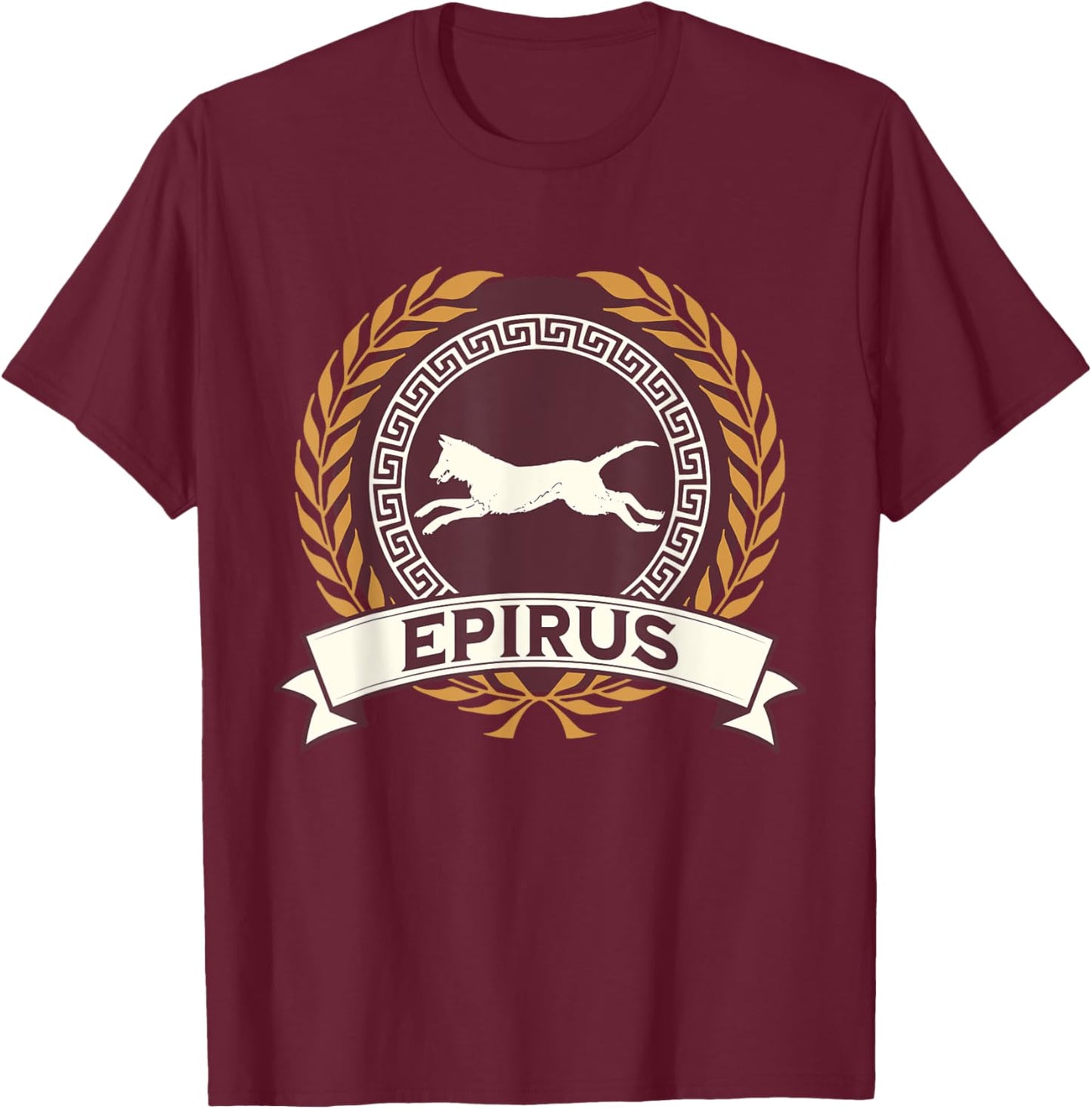 Epirus Ancient Greece Kingdom of Epirus T-Shirt - T-Shirt | Maroon